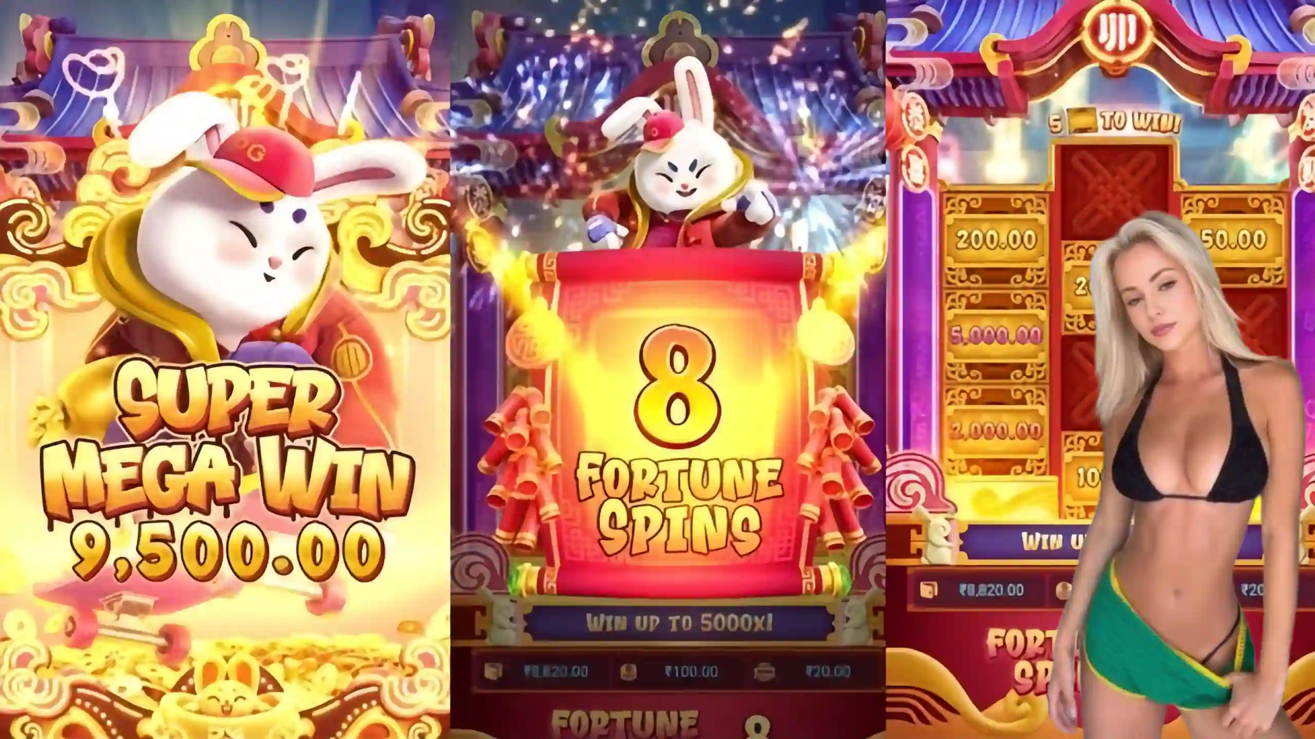 Wild Expansivo Fortune Rabbit 5u - Coelho Dourado que Expande